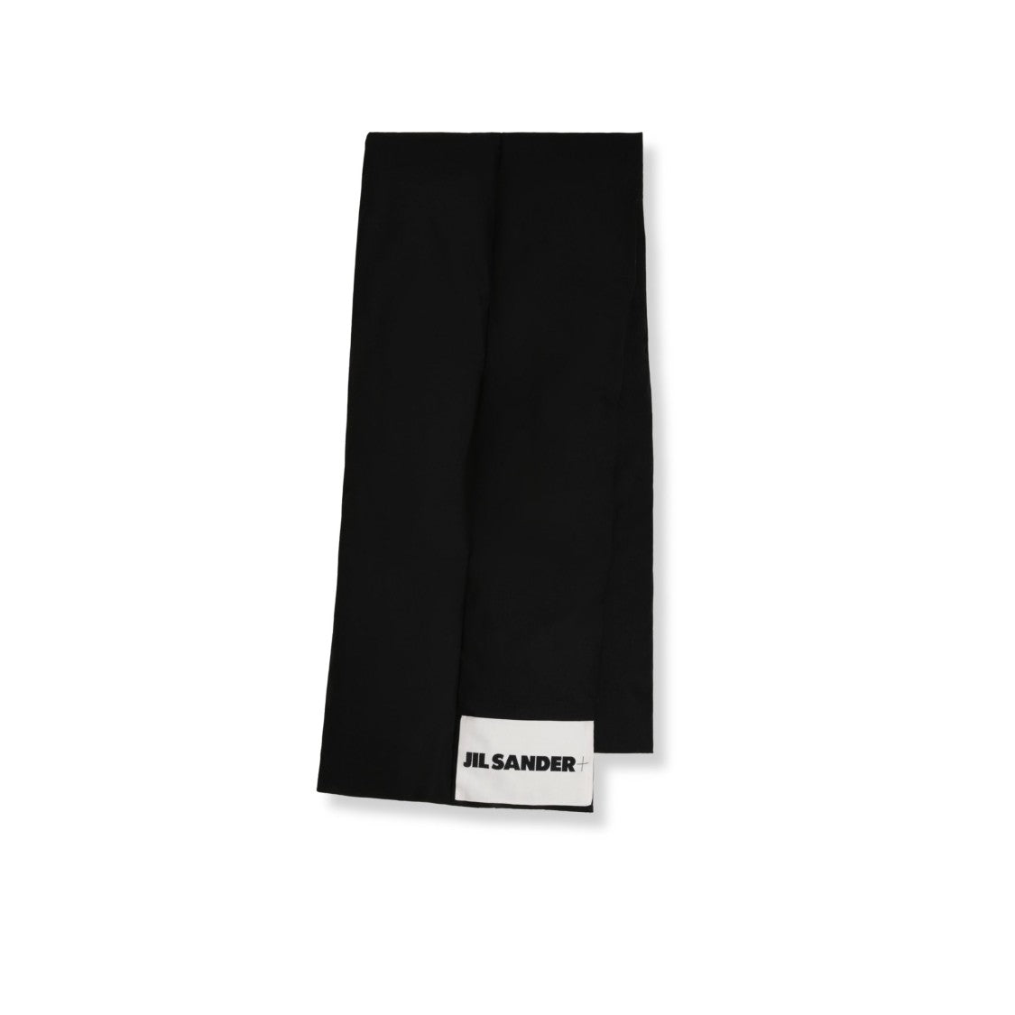 Jil Sander Matte Cotton Logo Scarf