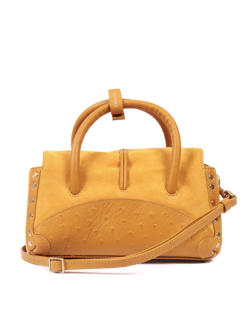 Zanellato Srl Yellow Sole Zashmere Cactus Lambskin Shoulder Bag