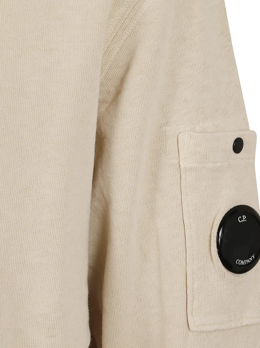 C.P. Company Crew Neck Sweatshirt With Iconic Lens Detail