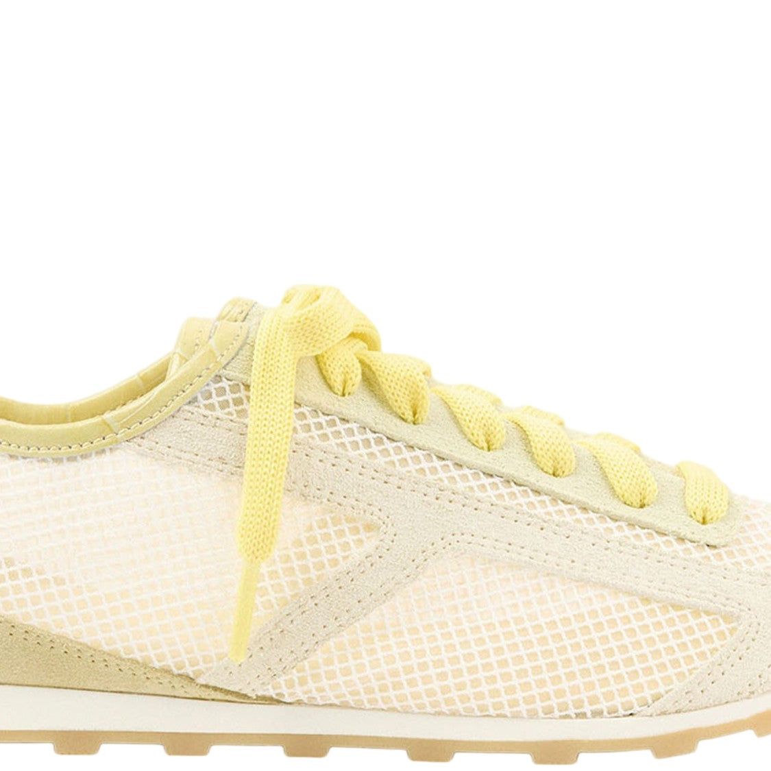 Jacquemus Mesh And Leather Sneakers