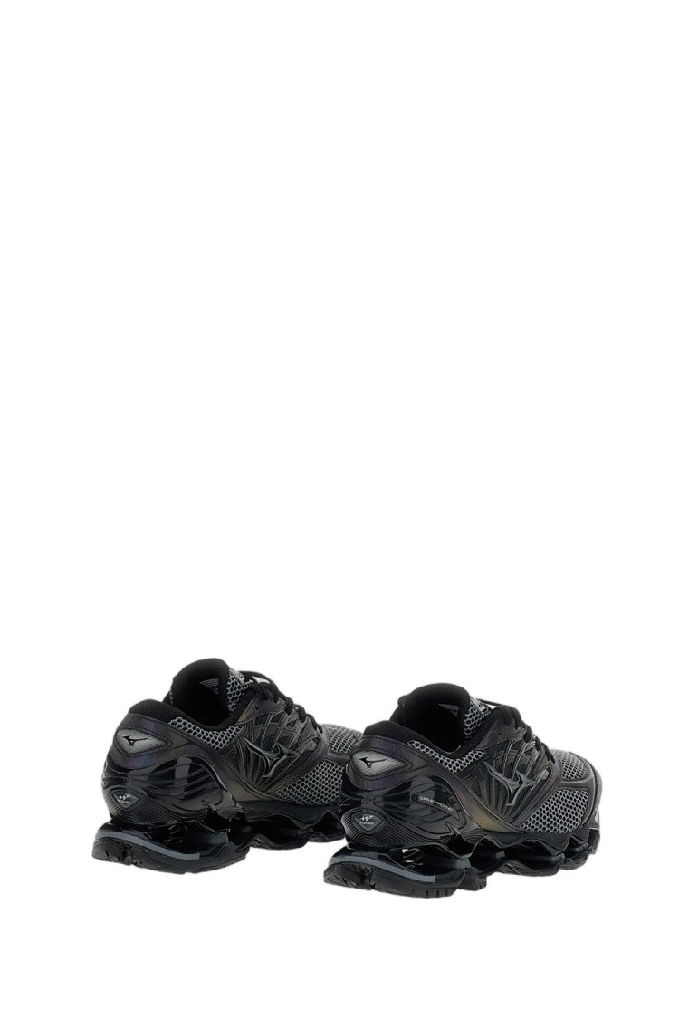 Mizuno Black Mesh Wave Prophecy Ls Sneakers