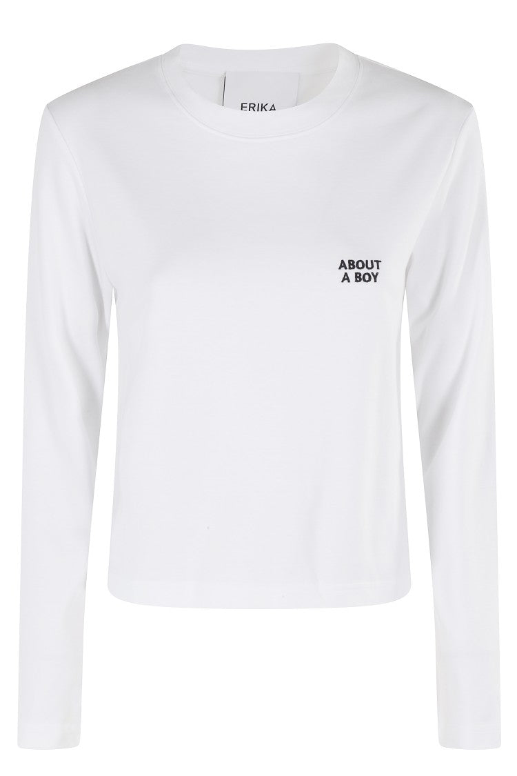 Erika Cavallini White Andrea Long Sleeve T-Shirt
