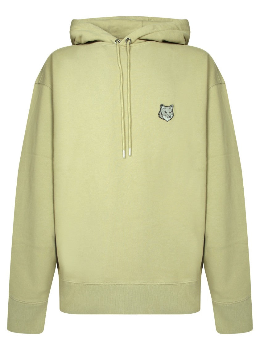 Maison Kitsuné Yellow Cotton Hoodie