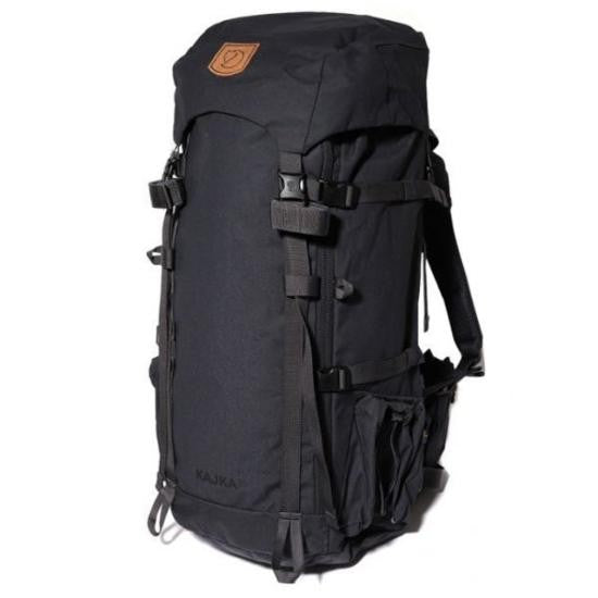 Fjallraven Kanken Structured Black Polyamide Backpack With Buckle Closure