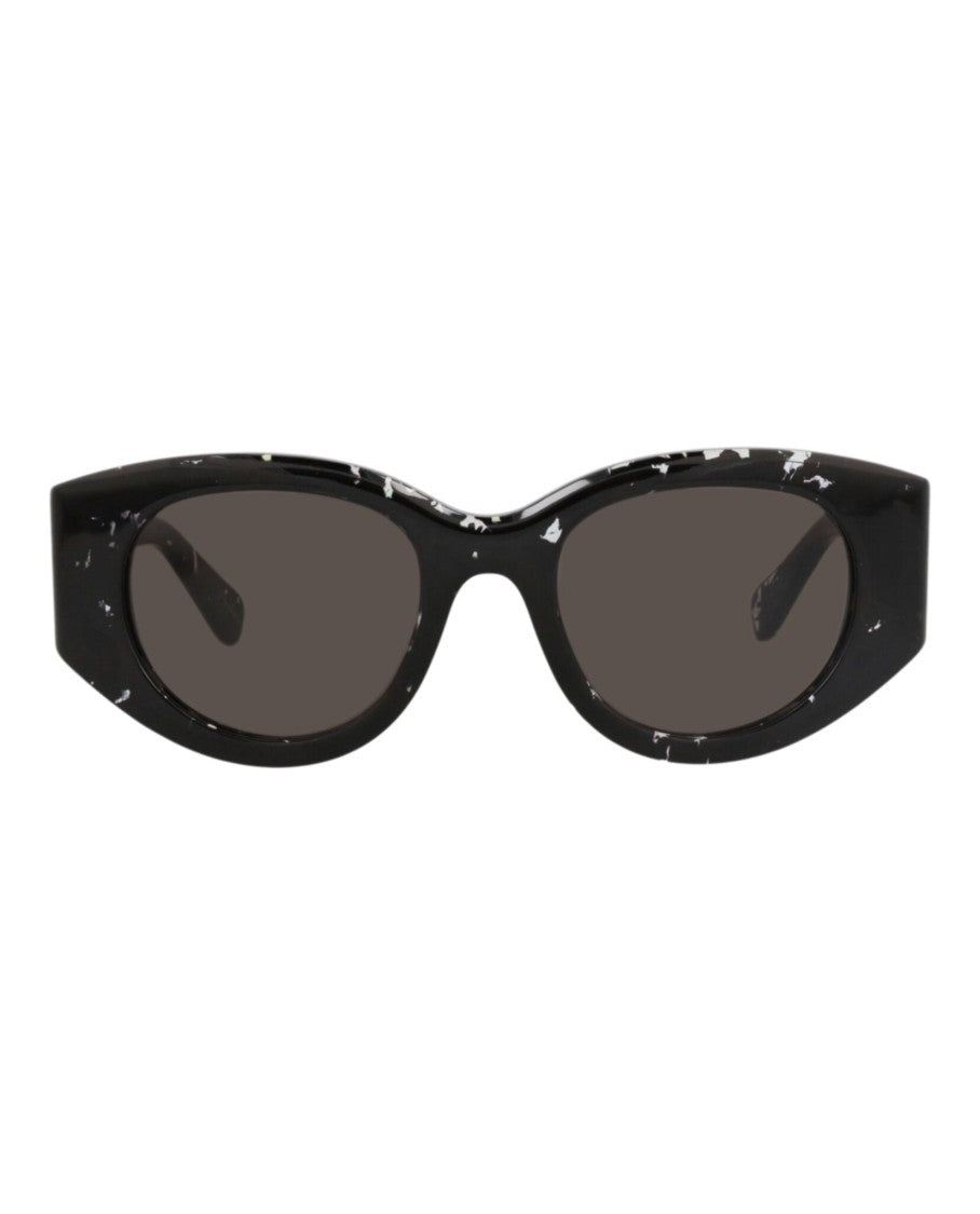 Chloé Round-Frame Recycled Acetate Sunglasses With Speckled Design