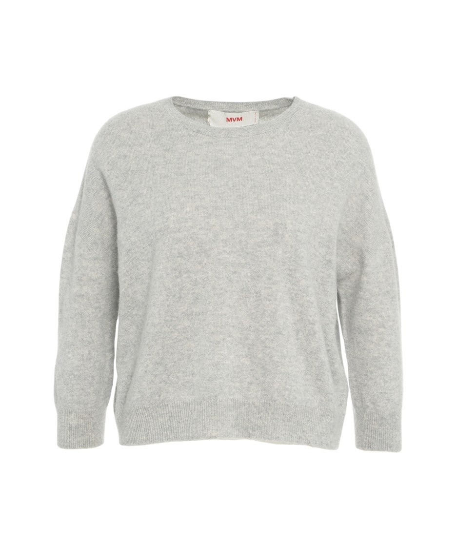 Mvm Light Grey Cashmere Sweater