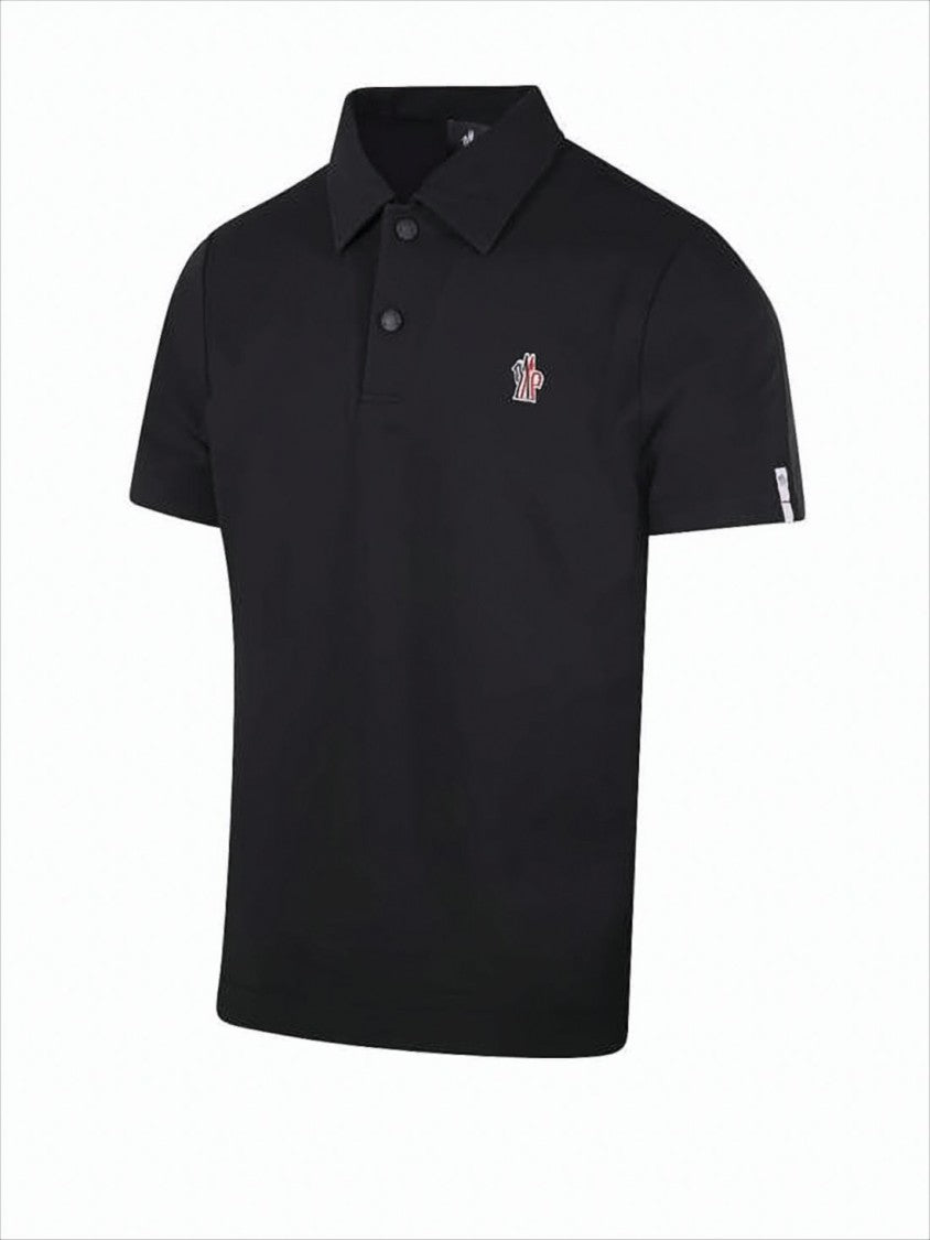 Moncler Short-Sleeved Polo Shirt With Classic Collar