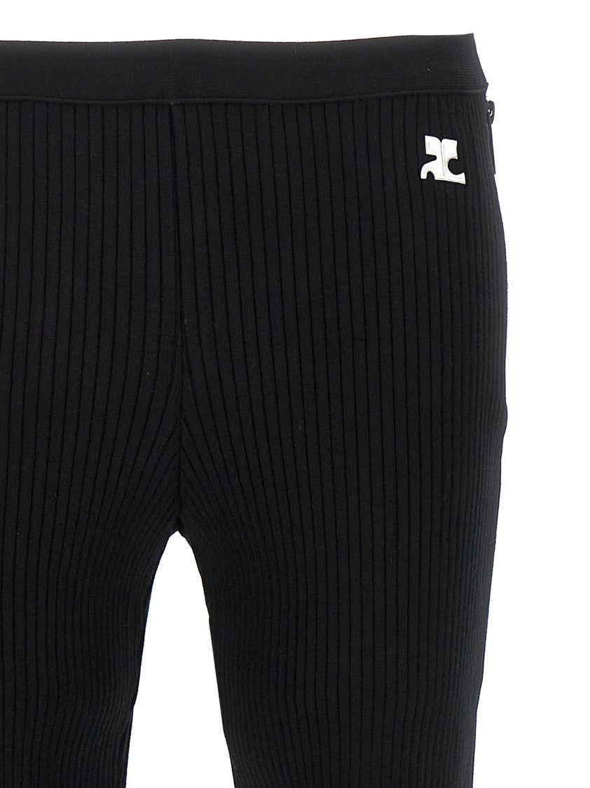 Courrèges 'Reedition Rib Knit' Pants