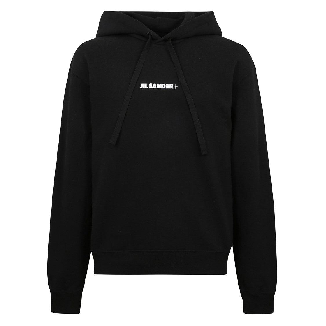Jil Sander Relaxed Fit Hooded Sweatshirt With Logo Print