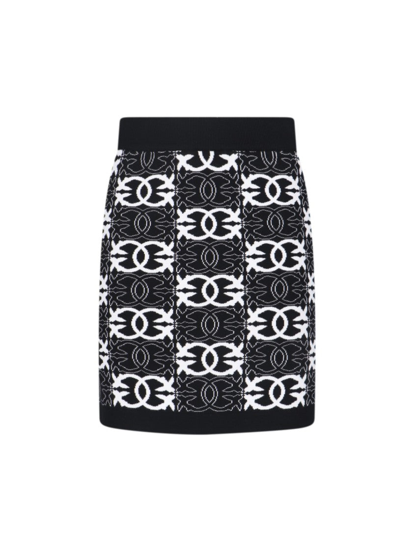 Pinko Midi Skirt – Black