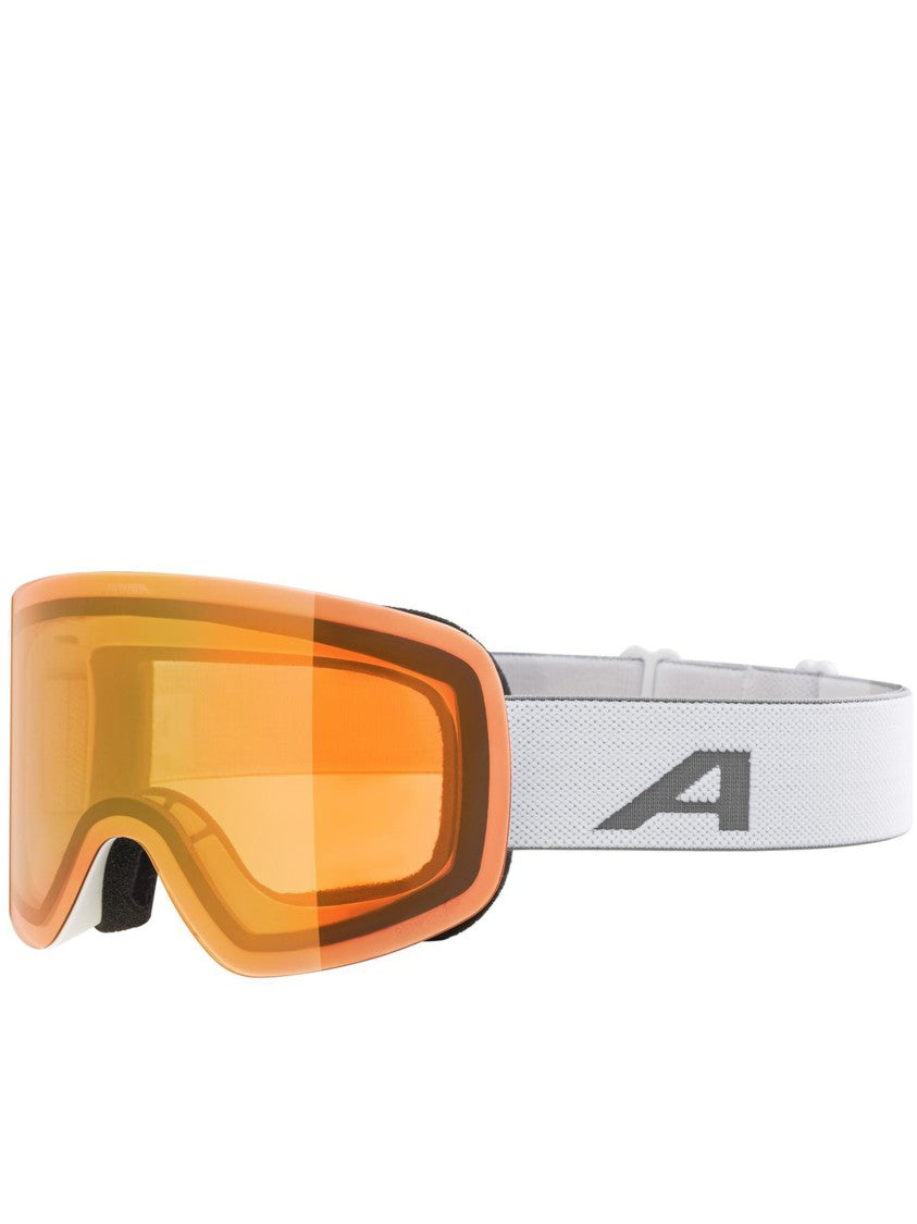 Alpina White Penken Q Wide Lens Goggles