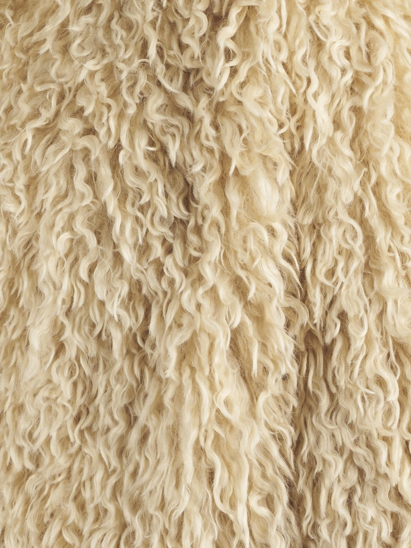 Tagliatore Plush Faux Fur Bomber Jacket