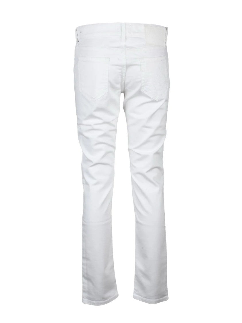 Vivienne Westwood Anglomania White Stretch Cotton Slim Jeans