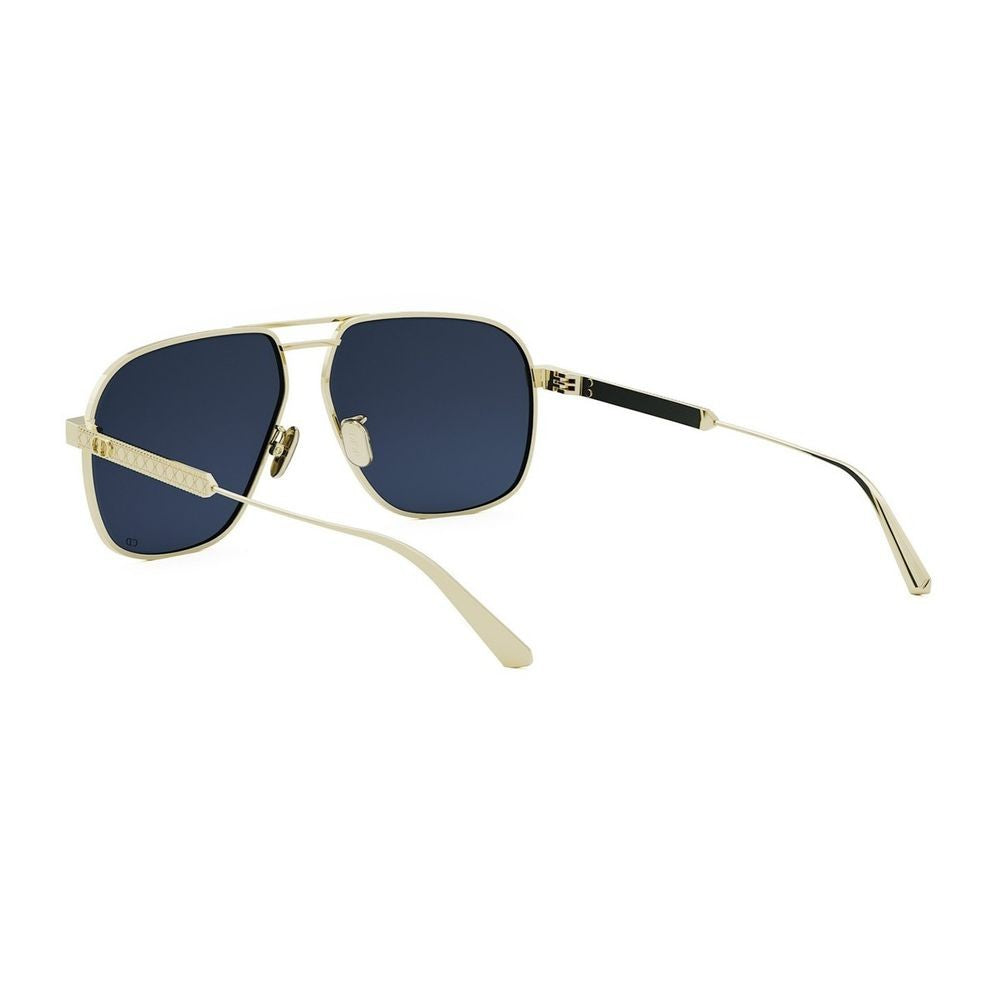 Dior Cannage A3u Oversized Pilot Sunglasses