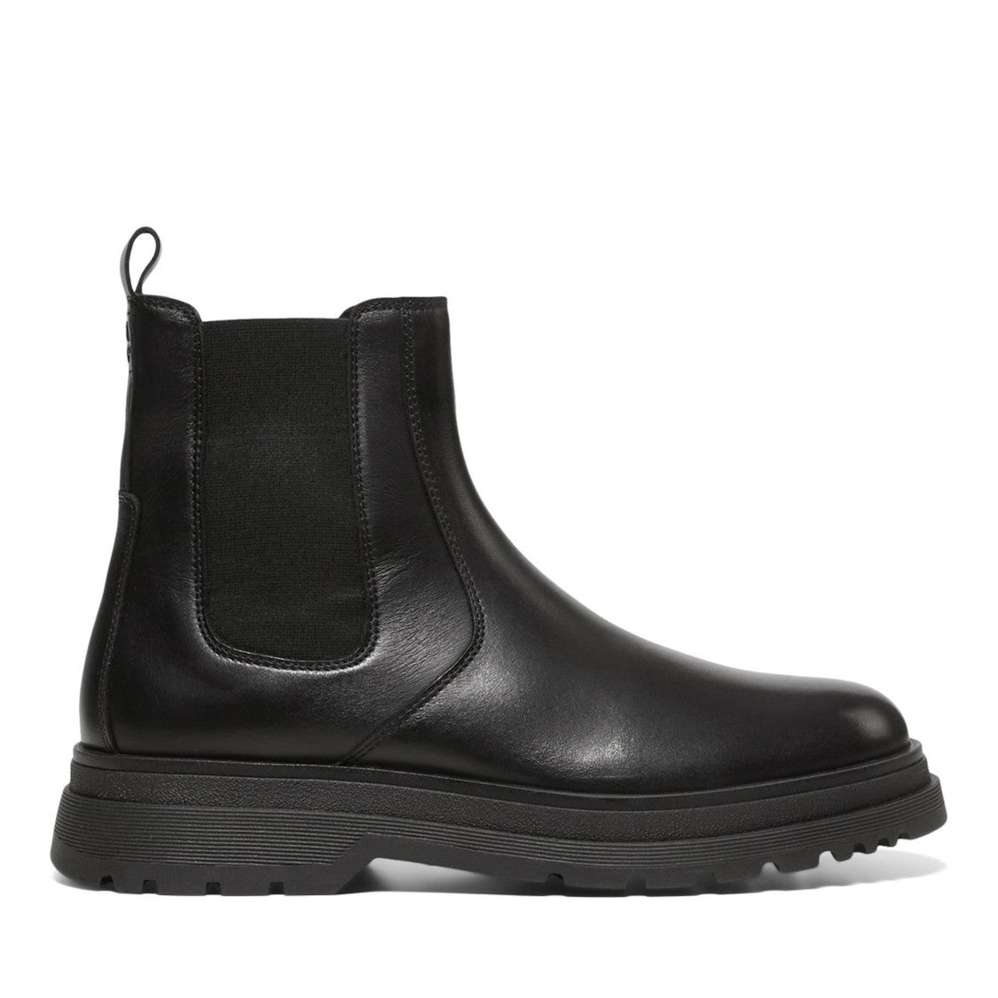 Marc O'polo Black Martin 12A Leather Chunky Sole Boots