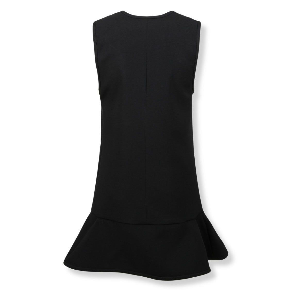 Msgm Fitted Bodice Dress With Flowing Skirt And Clean Lines