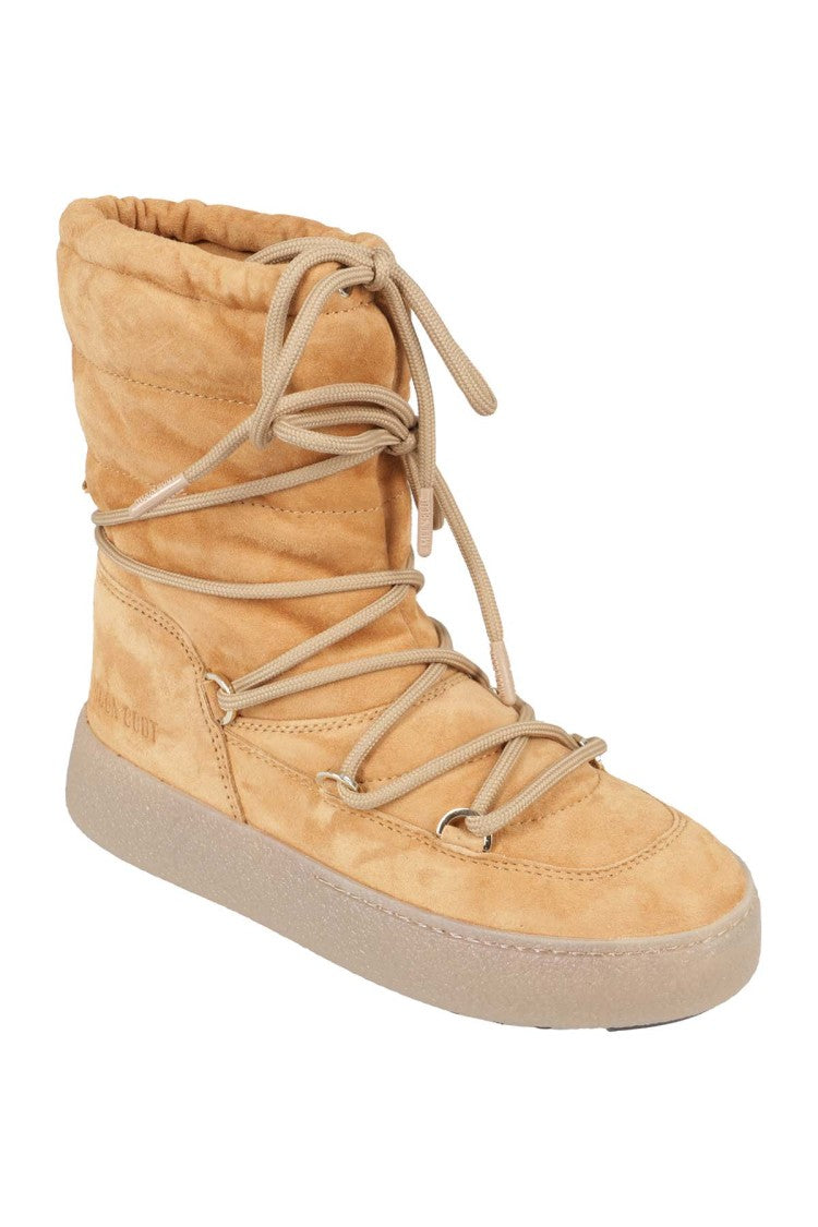 Moon Boot Brown Suede Low Ankle Boots