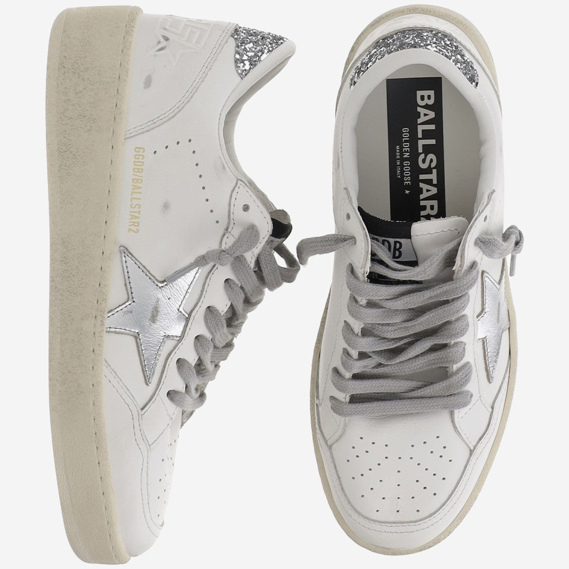 Golden Goose Ball Star Leather Sneakers