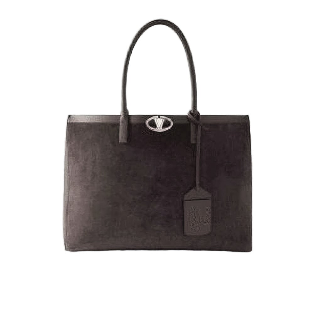 Valentino Garavani Structured Calf Leather Tote Bag