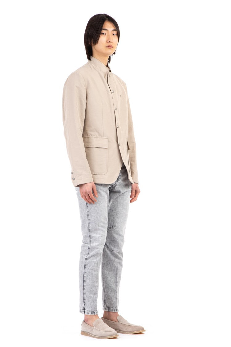 Eleventy Zegna Linen Snap Jacket