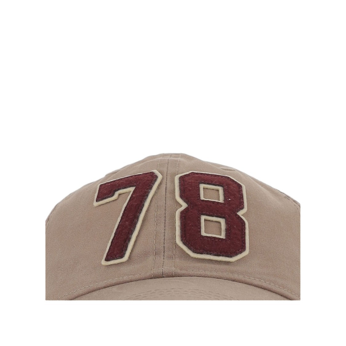 Golden Goose Cotton Baseball Cap With Bold Textured Numbers