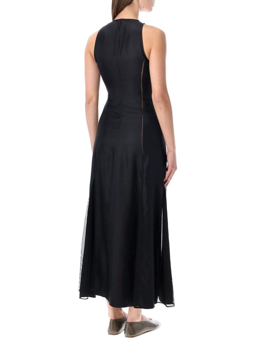 Loulou Studio Iraka Silk Twill Midi Dress