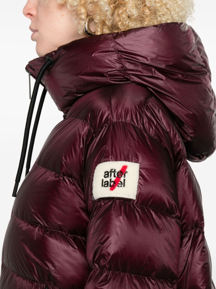 After Label Quilted Short Jacket With Adjustable Hood