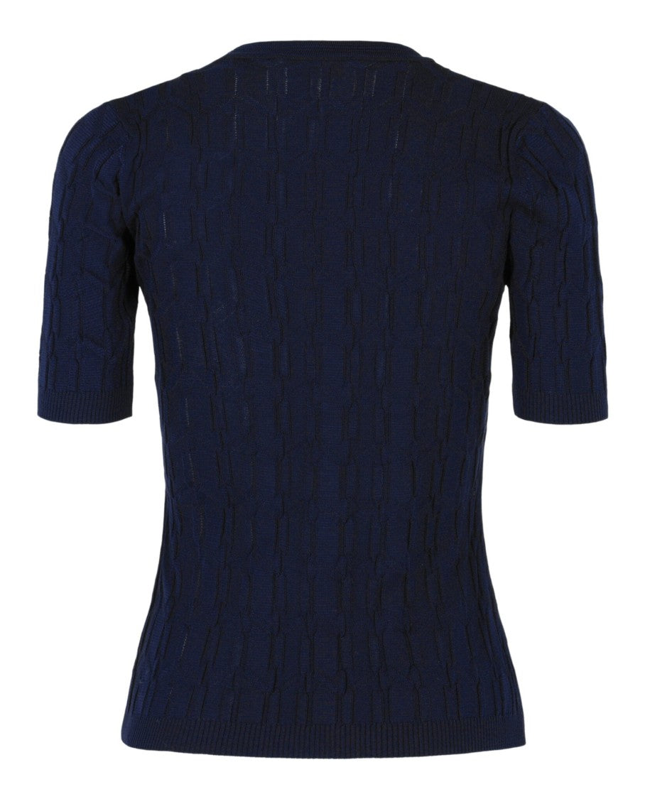 M Missoni Cable-Knit Pattern Sweater