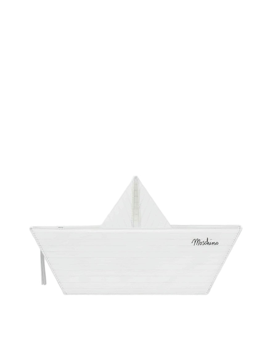 Moschino Origami-Inspired Goat Leather Shoulder Bag