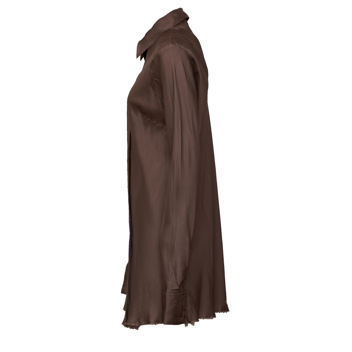 Dries Van Noten Calima W.W. Frayed Hem Shirt