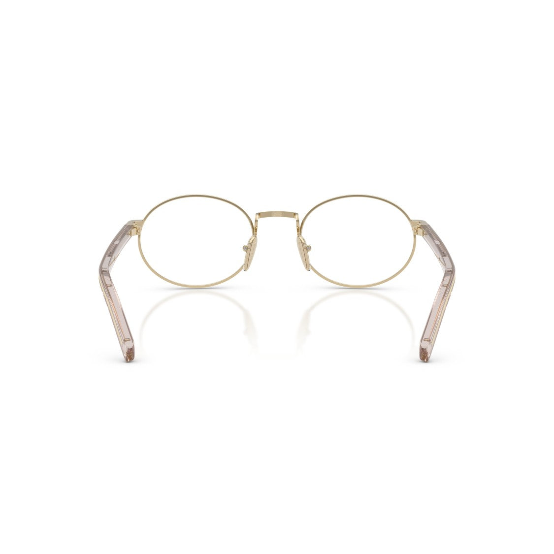 Prada 0Pr B55v Oval Metal Frame Eyeglasses