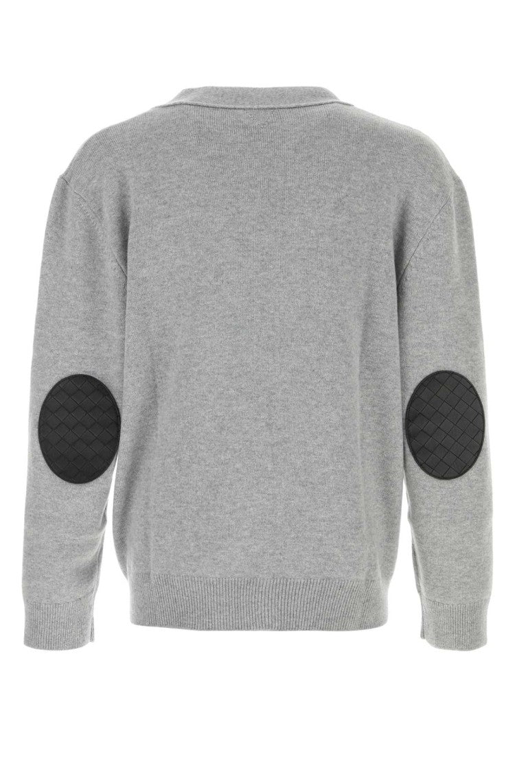 Bottega Veneta Grey Cashmere Cardigan