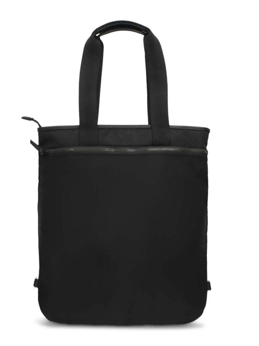 Premiata Rectangular Black Tote Bag