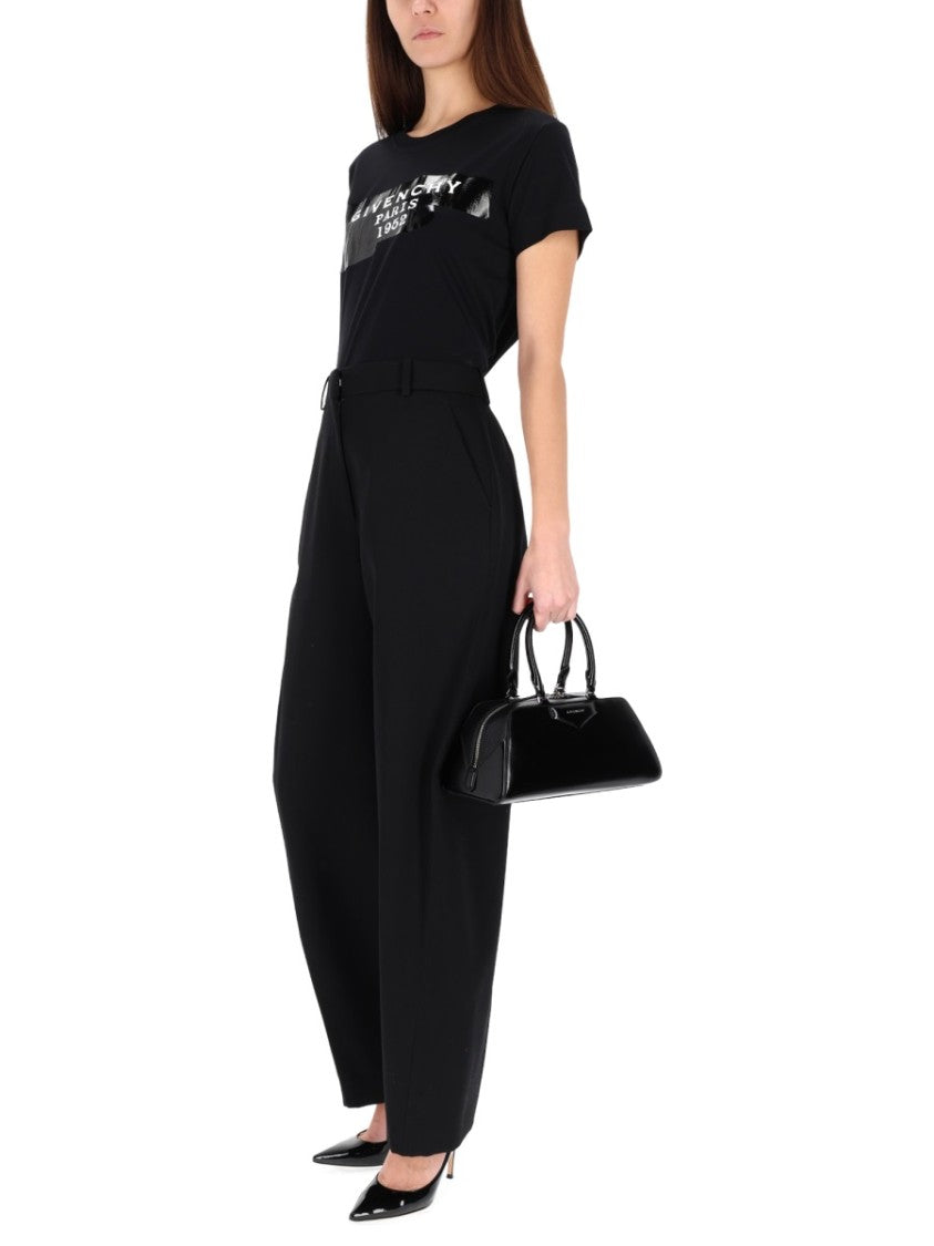 Givenchy Tape Black Glossy T-Shirt