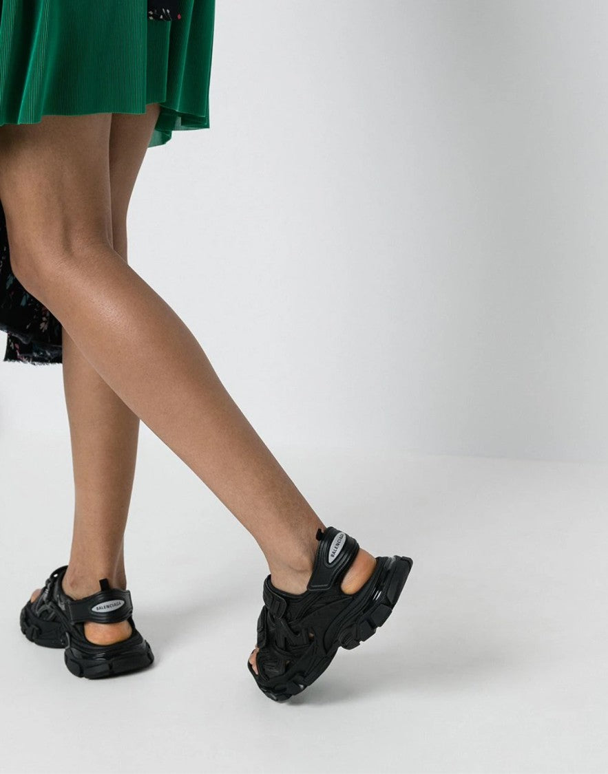 Balenciaga Track Logo Sandals