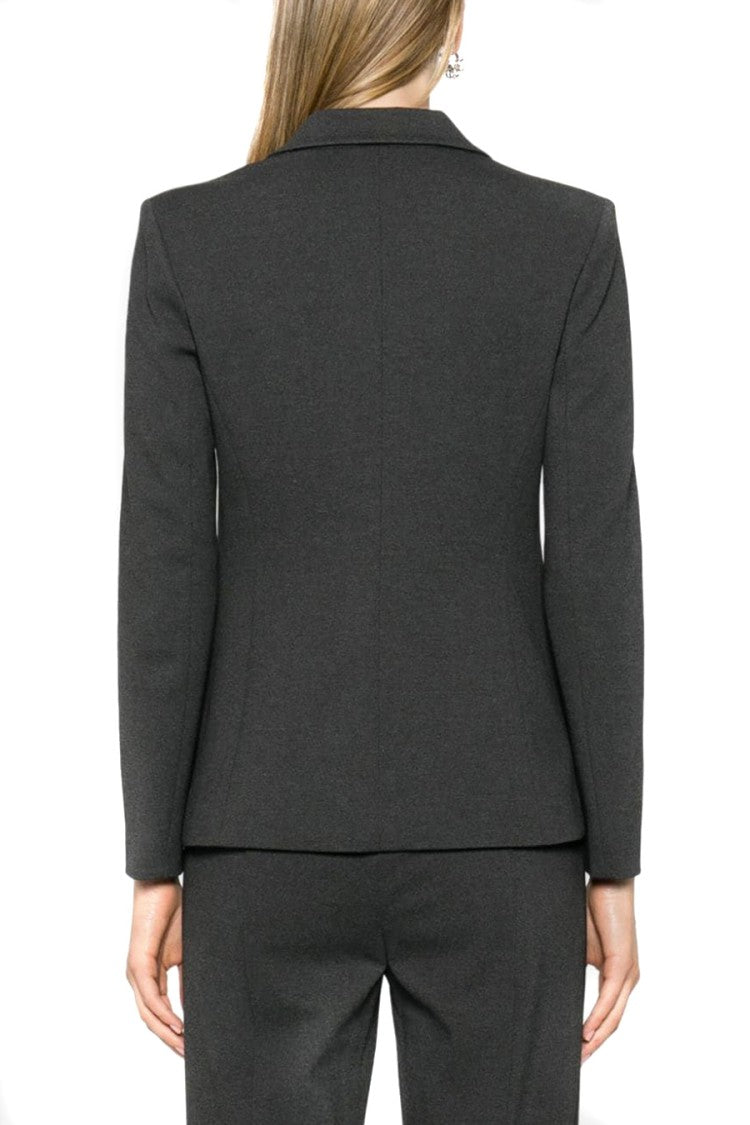 Pinko Double-Breasted Grey Blazer