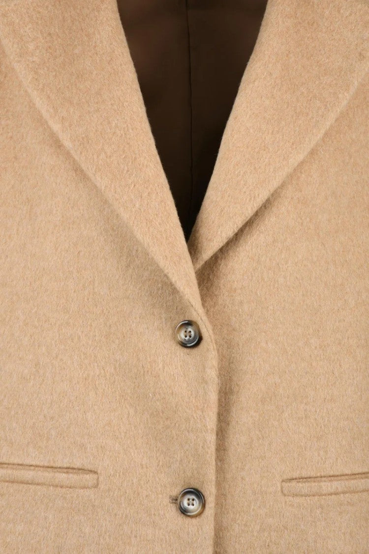 Guttha Mid-Length Beige Guttha Coat