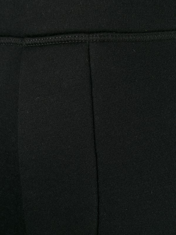 Dsquared2 Straight-Leg Trousers With Vertical Yellow Stripe And Signature Branding