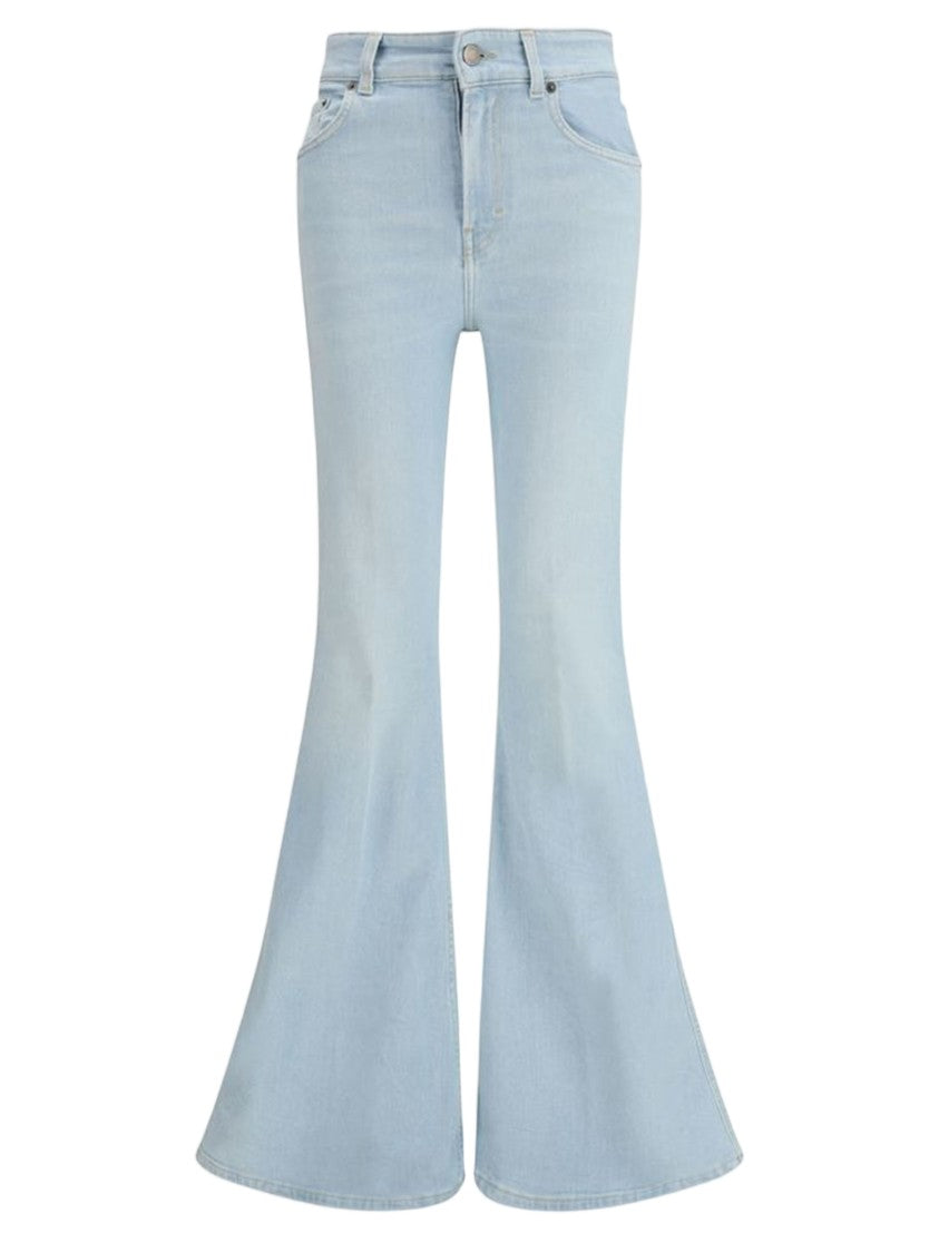 Haikure Flared Jeans In Stretch Cotton Blend