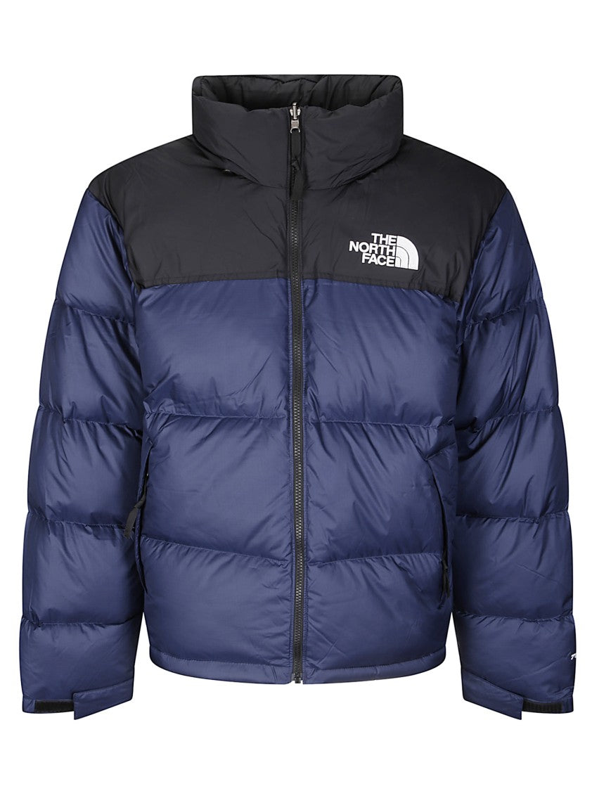 The North Face Two-Tone Puffer Jacket With Logo Embroidery
