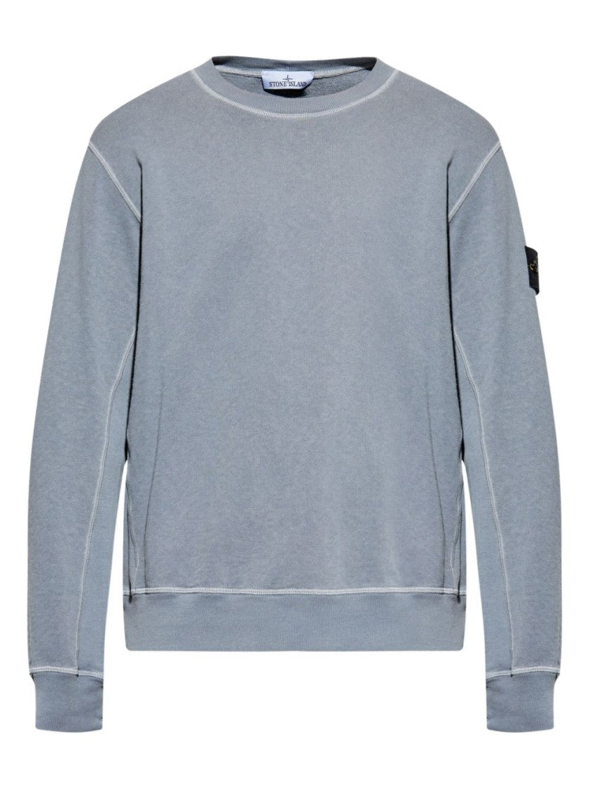Stone Island Clear Blue Relaxed-Fit Stone Island Sweatshirt