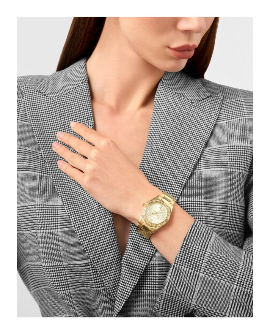 Philipp Plein Plein Icon Chain Crystal Watch