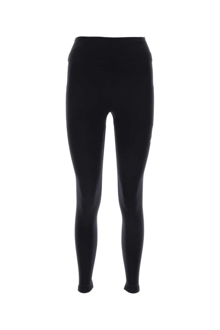 Balenciaga Black Stretch Nylon Leggings