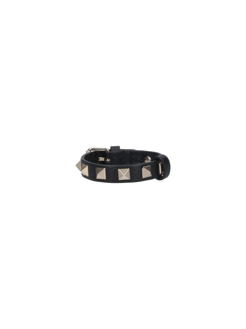 Valentino Garavani "Rockstud" Bracelet – Black