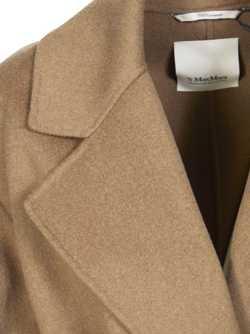 Max Mara Rich Brown Hobby Wrap Coat