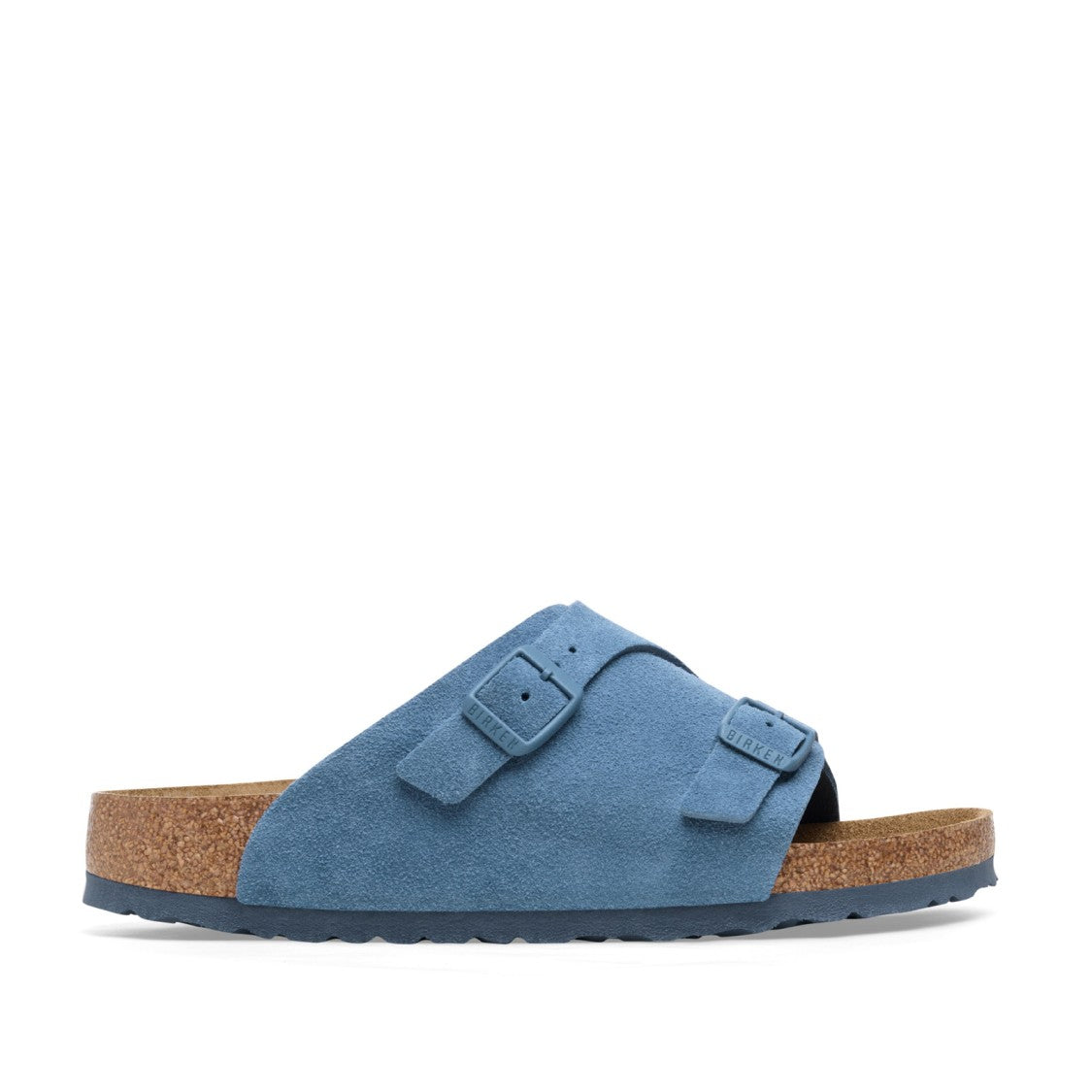 Birkenstock Soft Suede Sandals With Double Buckle Design