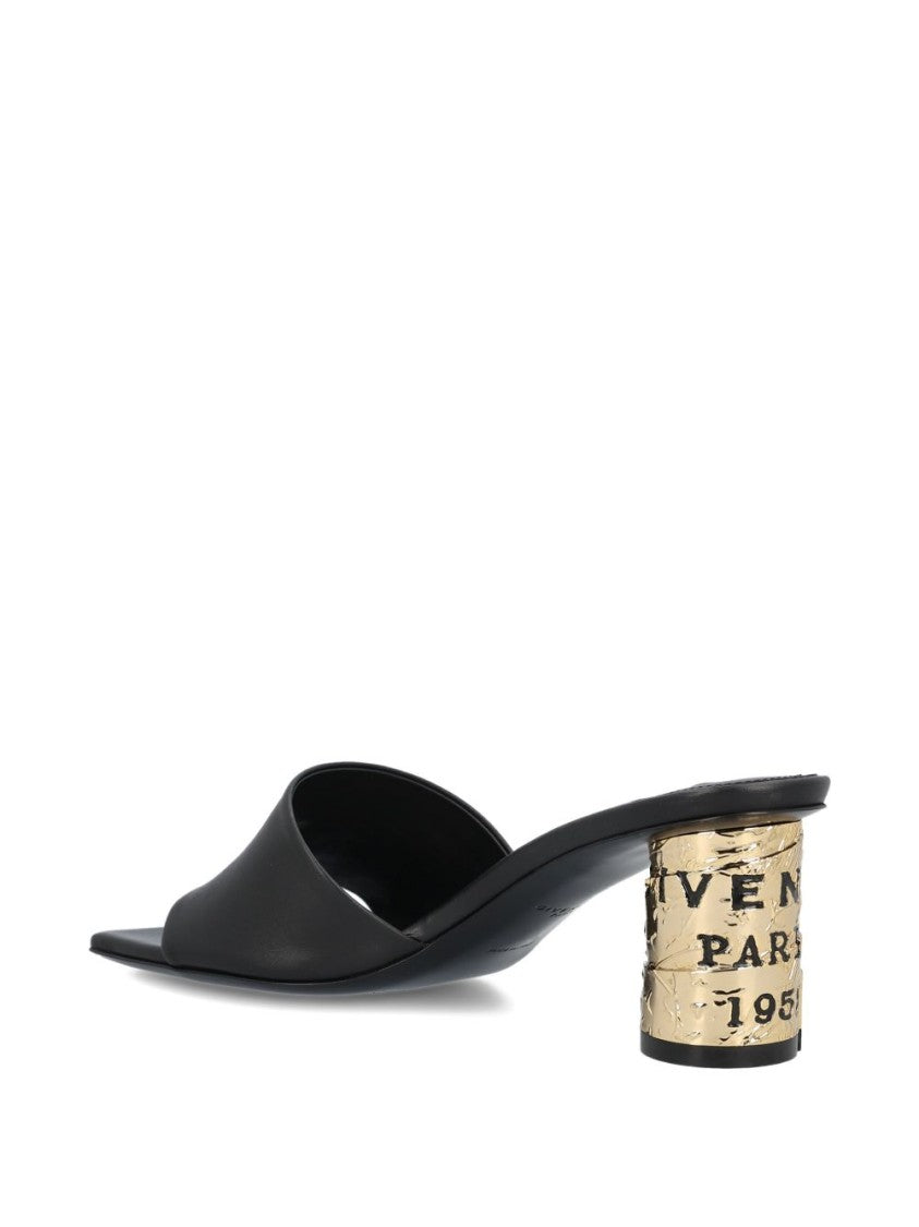 Givenchy Black Silk And Nylon Strappy Sandals