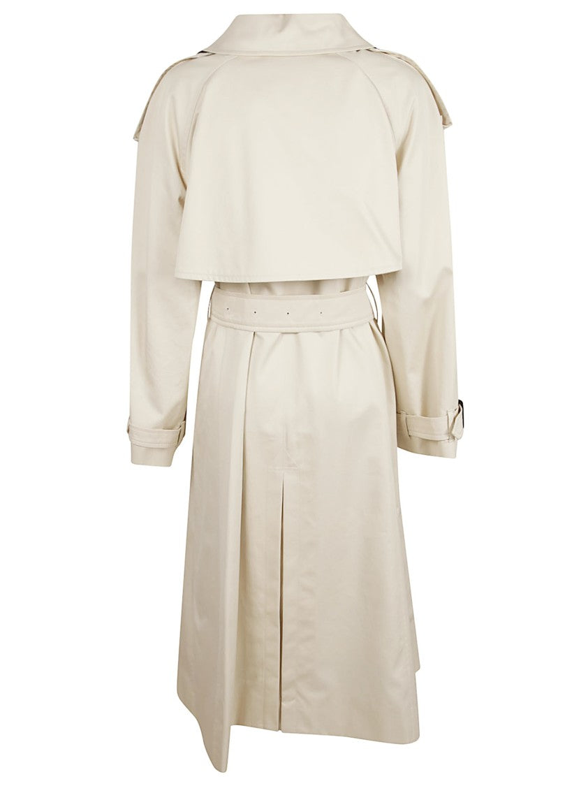 Burberry Beige Cotton Fitzrovia Trench Coat