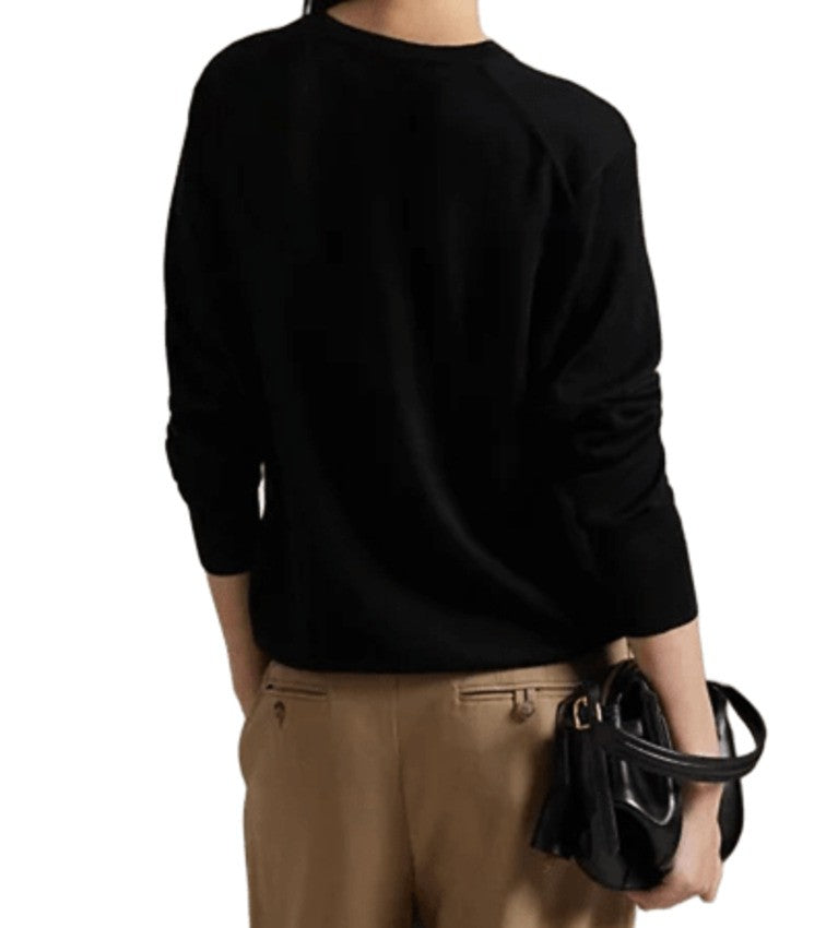 Polo Ralph Lauren Medium-Weight Italian Wool Crew Neck Sweatshirt