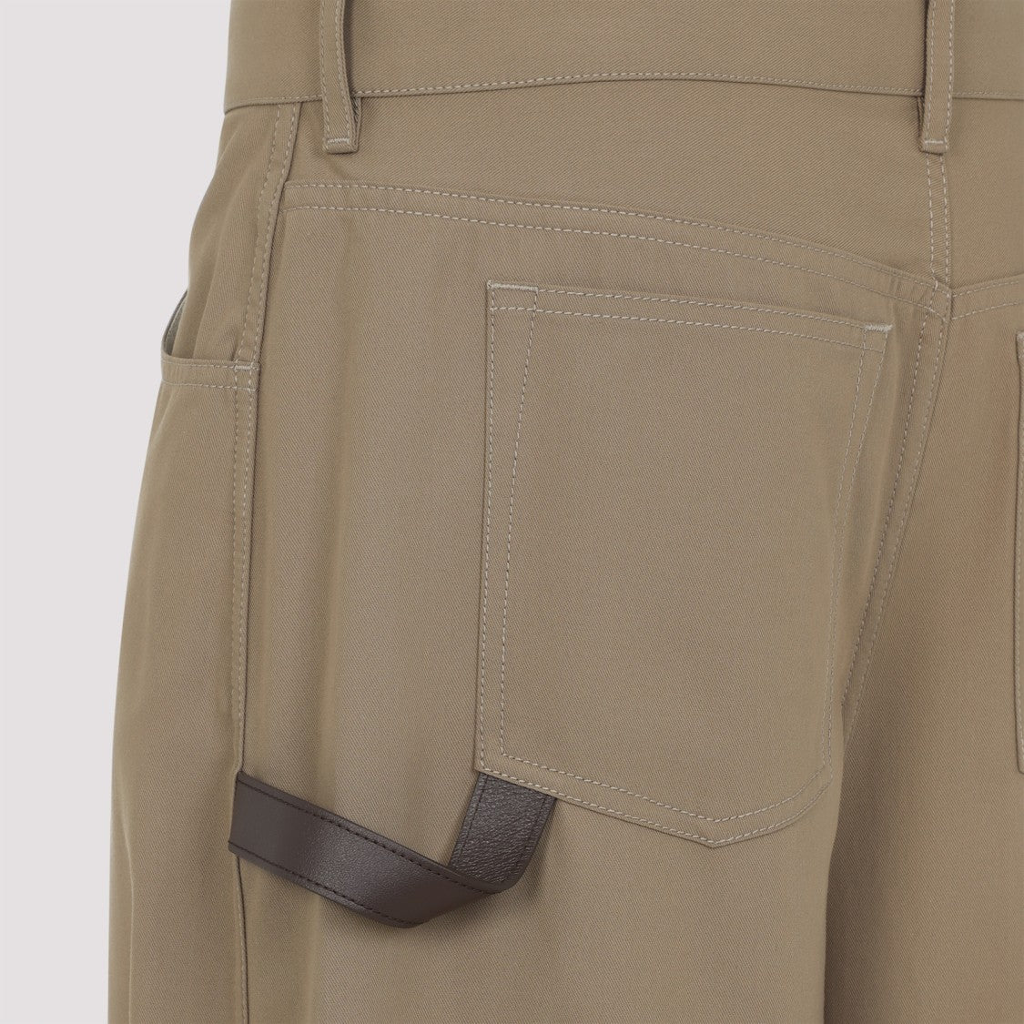 Loewe Carpenter Beige Cotton Pants